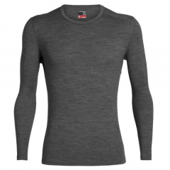 Icebreaker Mens 260 Tech LS Crewe hosszú ujjú póló