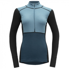Devold LAUPAREN MERINO 190 ZIP NECK WOMAN hosszú ujjú póló