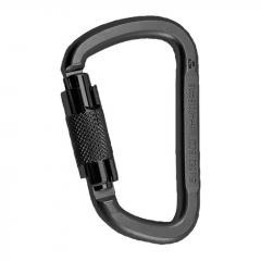 Rock Empire Steel Carabiner D KL-2T Black karabiner