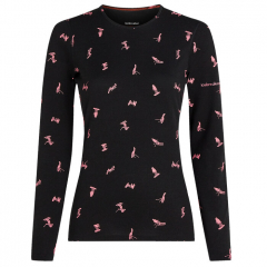 Icebreaker women 200 Oasis LS Crewe Ski Day póló