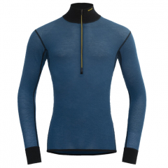 Devold WOOL MESH 190 ZIP NECK férfi póló