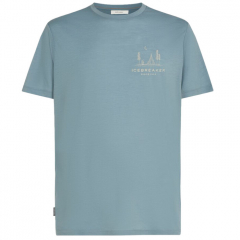 Icebreaker Merino 150 Tech Lite SS Tee Peaceful Pass férfi póló