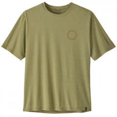 Patagonia Mens Cap Cool Daily Shirt - Spoke Stencil póló