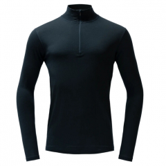 Devold BREEZE PLUS MERINO 200 ZIP NECK férfi hosszú ujjú póló