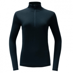 Devold BREEZE PLUS MERINO 200 ZIP NECK női hosszú ujjú póló