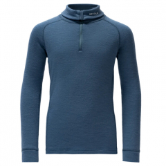 Devold DUO ACTIVE JUNIOR ZIP NECK hosszú ujjú póló