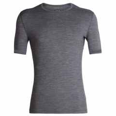 Icebreaker Mens 200 Oasis SS Crewe Gritstone póló