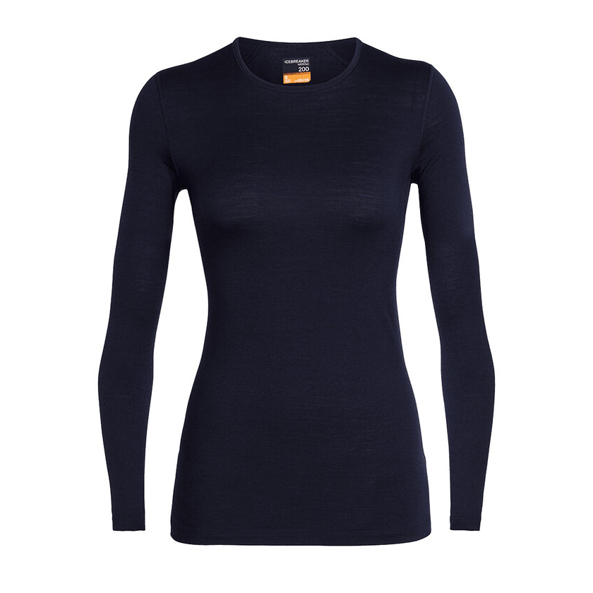 Icebreaker womens 200 Oasis LS Crewe póló