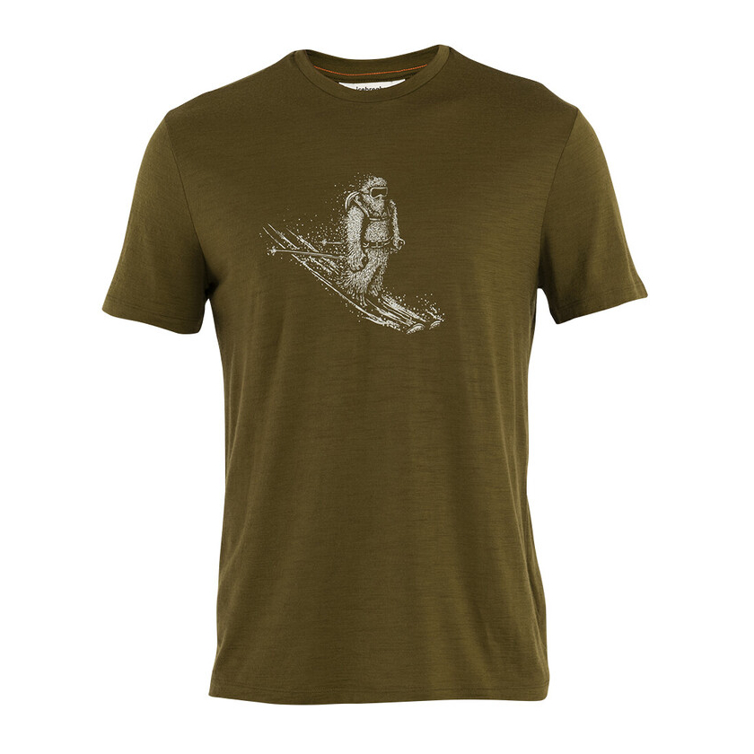 Icebreaker Men 150 Tech Lite SS Tee Skiing Yeti rövid ujjú póló