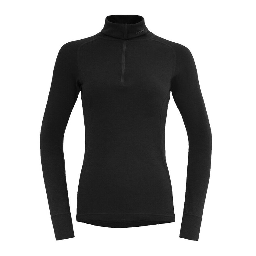Devold DUO ACTIVE WOMAN ZIP NECK hosszú ujjú póló