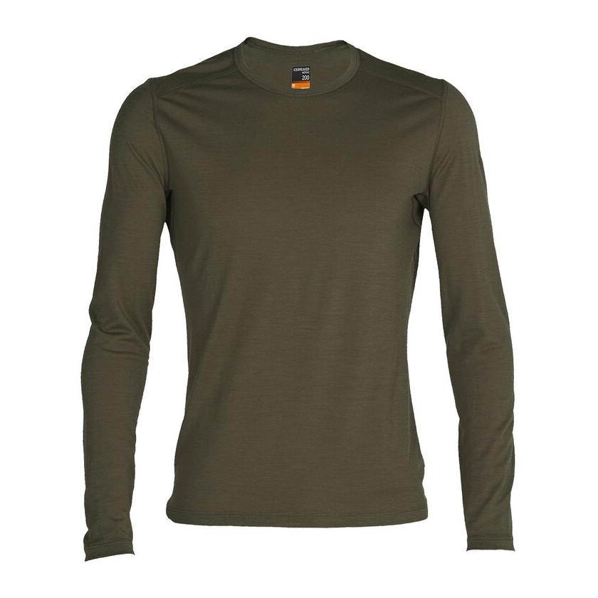 Icebreaker Mens 200 Oasis LS Crewe hosszú ujjú póló