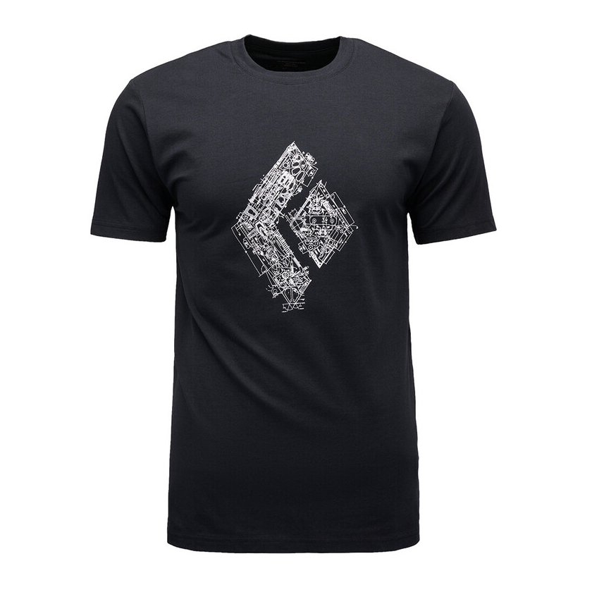 Black Diamond Men ENGINEERED DIAMOND SS TEE póló