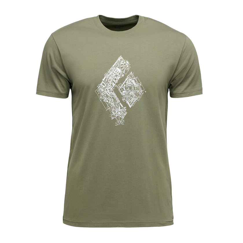Black Diamond Men ENGINEERED DIAMOND SS TEE póló