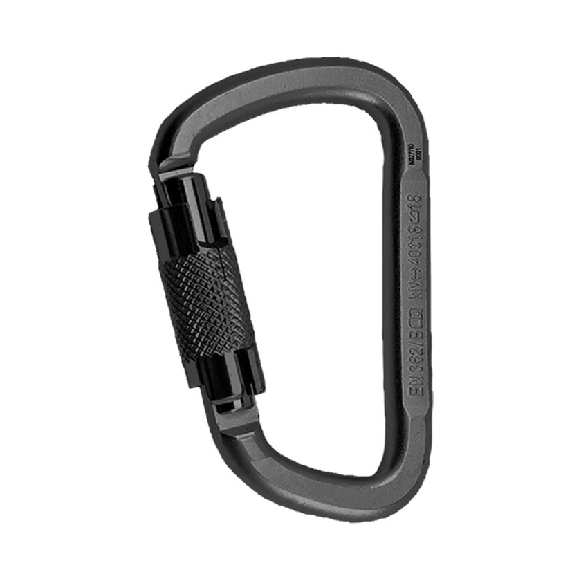 Rock Empire Steel Carabiner D KL-2T Black karabiner