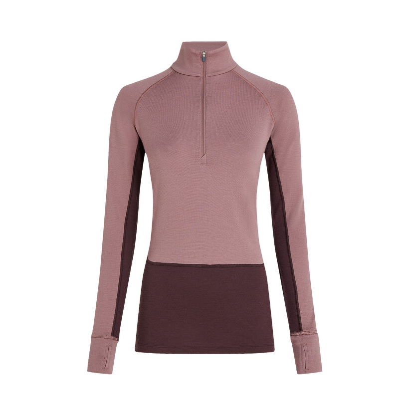 Icebreaker női 260 ZoneKnit LS Half Zip póló