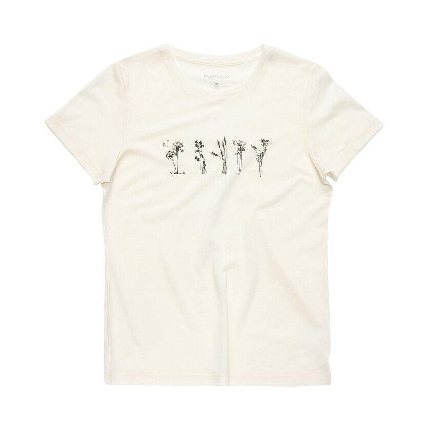 Devold CLASSIC FLOWERS TEE női póló
