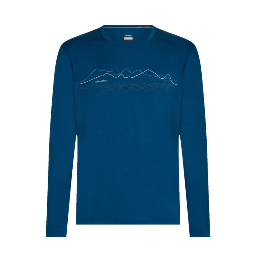 Icebreaker Men Merino 200 Oasis LS Crewe póló