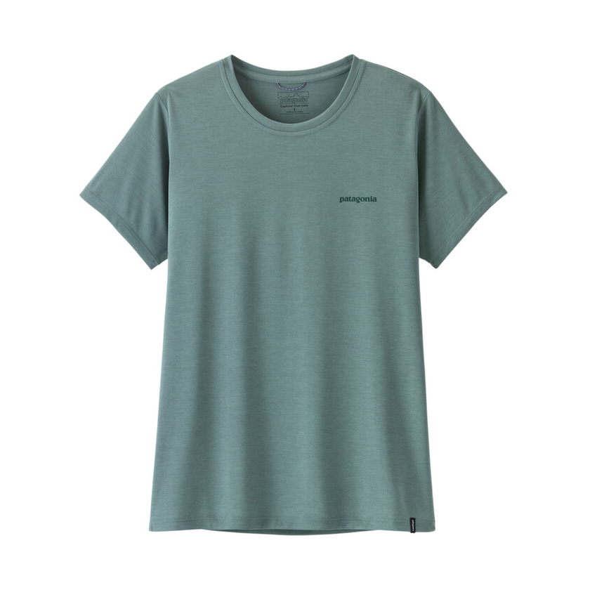Patagonia Womens Cap Cool Daily Shirt - Boardshort Logo póló