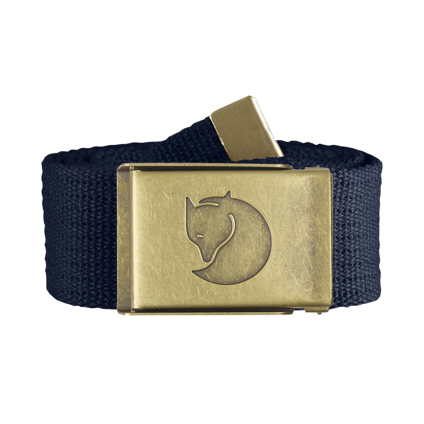 Fjällräven Canvas Brass Belt 4 cm textil öv
