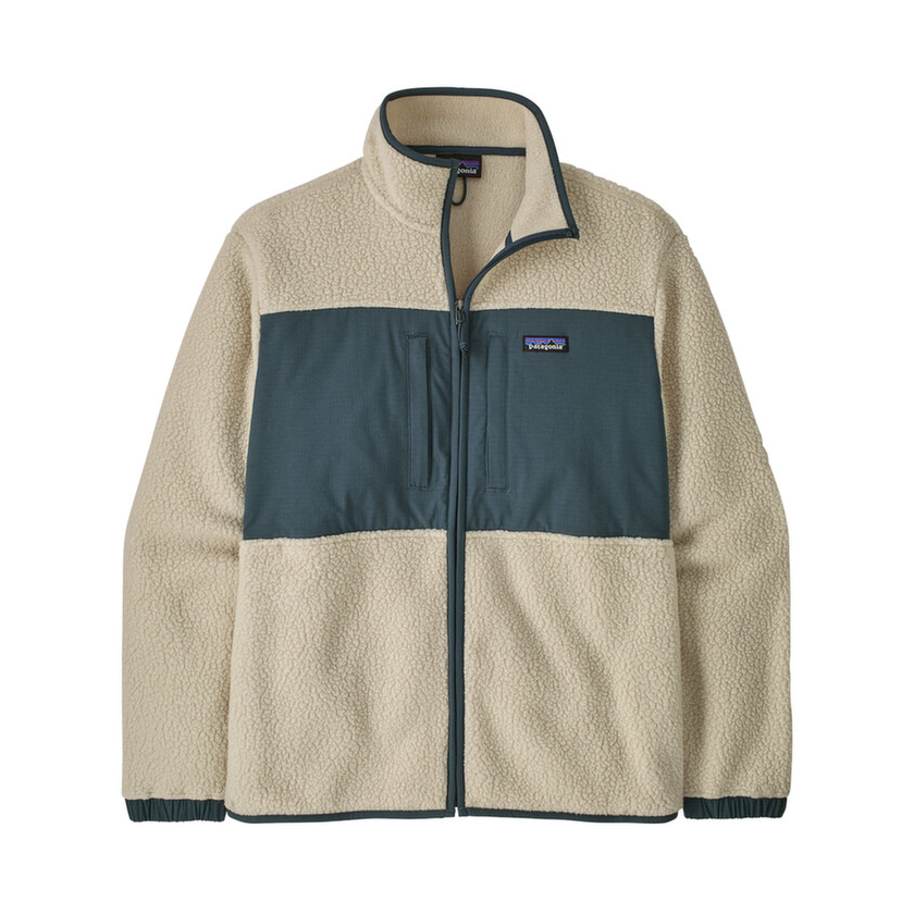 Patagonia Retro Pile Patch Jacket férfi cipzáras pulóver