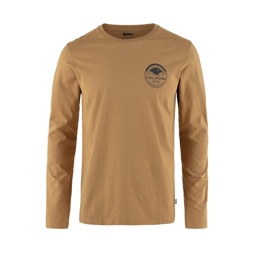 Fjällräven Forever Nature Badge LS T-Shirt férfi hosszú ujjú póló