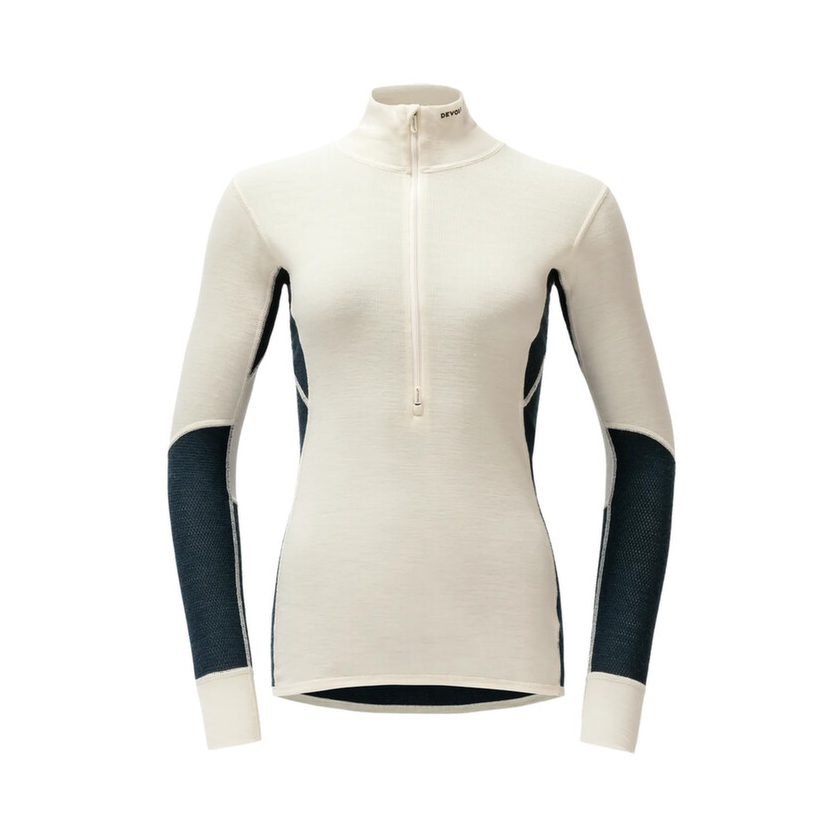 Devold WOOL MESH 190 ZIP NECK női hosszú ujjú póló