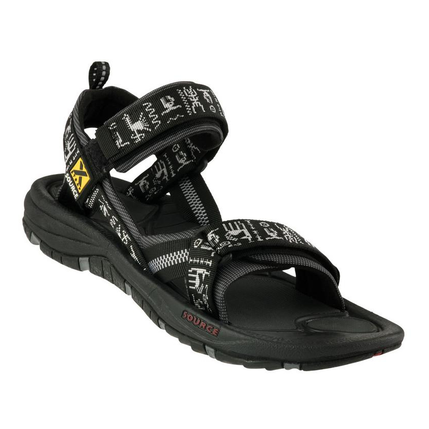 Source Gobi Férfi Szandál Black Inca